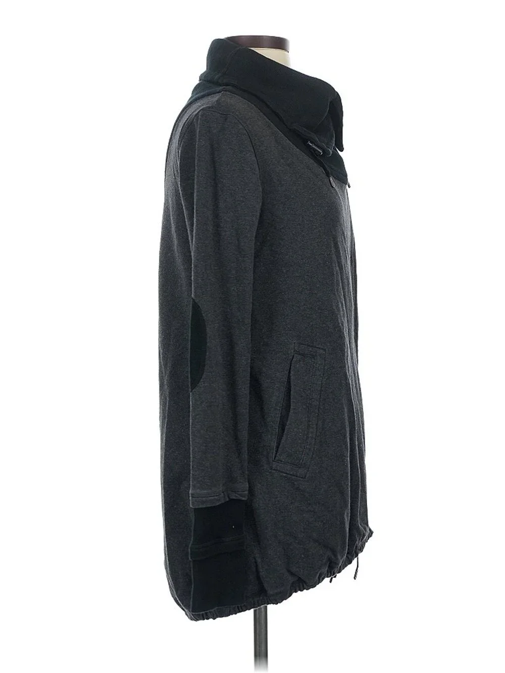 Lululemon Athletica Gratitude Wrap Charcoal Gray Size 4 Cozy French Terry